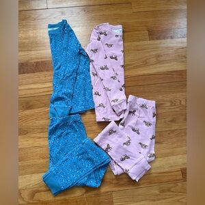 Carter's Blue and Pink Kids Pajama Set - Size 12